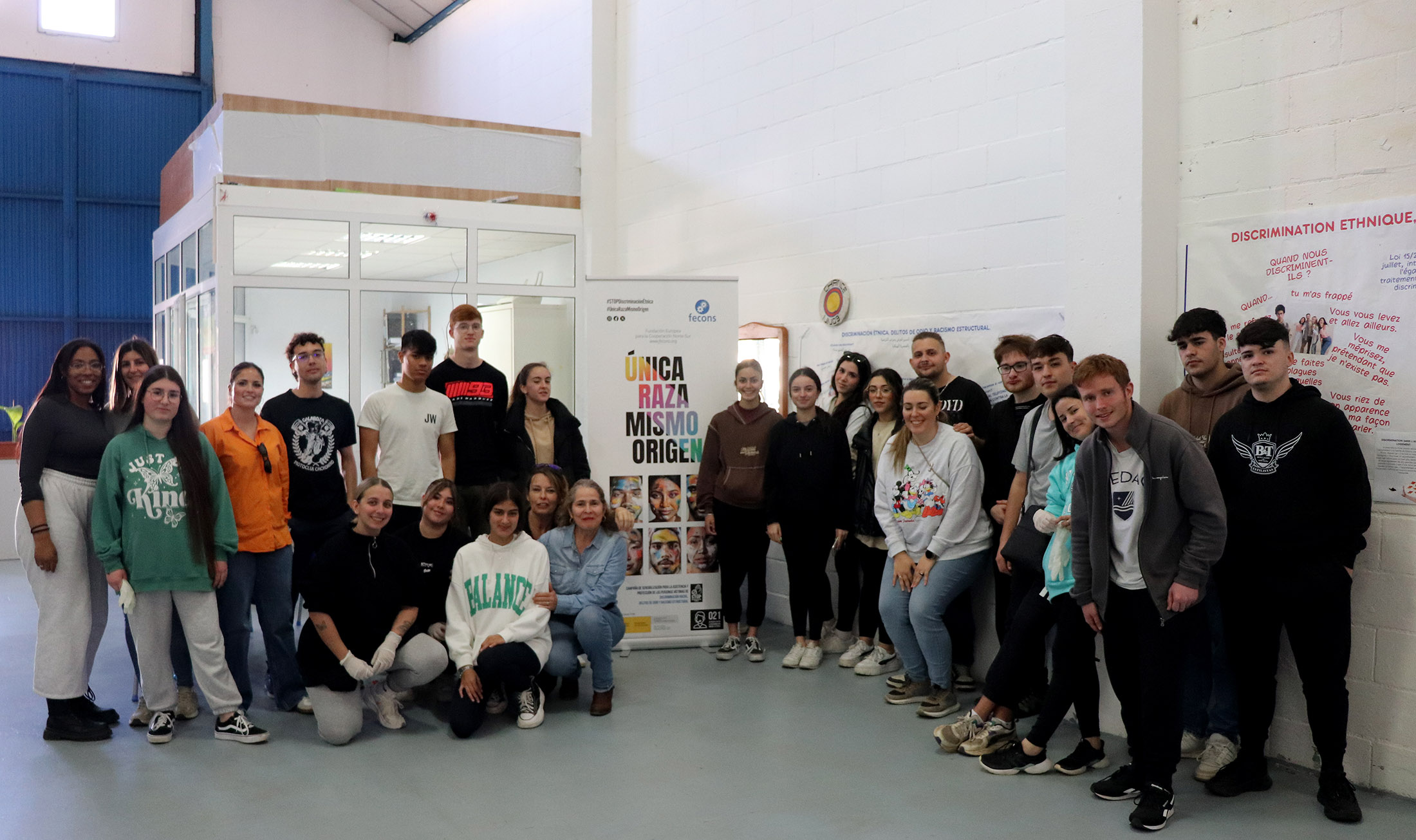Jóvenes estudiantes conocen de primera mano el voluntariado con personas migrantes